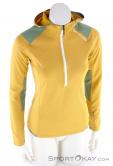 Ortovox Fleece Light Grid Zip Neck Womens Running Pants, , Yellow, , Female, 0016-11290, 5637889656, , N2-02.jpg
