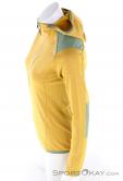 Ortovox Fleece Light Grid Zip Neck Womens Running Pants, Ortovox, Žltá, , Ženy, 0016-11290, 5637889656, 4251422517324, N2-07.jpg