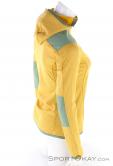Ortovox Fleece Light Grid Zip Neck Womens Running Pants, , Yellow, , Female, 0016-11290, 5637889656, , N2-17.jpg