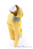 Ortovox Fleece Light Grid Zip Neck Womens Running Pants, , Yellow, , Female, 0016-11290, 5637889656, , N3-08.jpg