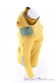 Ortovox Fleece Light Grid Zip Neck Womens Running Pants, , Yellow, , Female, 0016-11290, 5637889656, , N3-18.jpg