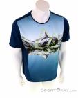 Löffler Peaks Hommes T-shirt de vélo, , Bleu foncé, , Hommes, 0008-10904, 5637890311, , N2-02.jpg