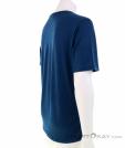 Löffler Printshirt Merino Tencel Mens T-Shirt, , Blue, , Male, 0008-10906, 5637890390, , N1-16.jpg