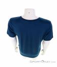 Löffler Printshirt Merino Tencel Mens T-Shirt, , Blue, , Male, 0008-10906, 5637890390, , N3-13.jpg