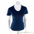 Löffler Printshirt Merino Tencel Womens T-Shirt, , Dark-Blue, , Female, 0008-10907, 5637890397, , N2-02.jpg