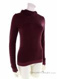 Salomon Outspeed Wool LS Womens Sweater, Salomon, Red, , Female, 0018-11535, 5637891565, 193128337650, N1-01.jpg
