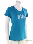 Salewa Graphic Dri Rel Womens T-Shirt, , Turquoise, , Femmes, 0032-11009, 5637892425, , N1-01.jpg