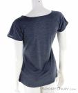 Salewa Puez Melange Dry Shirt Womens T-Shirt, , Bleu foncé, , Femmes, 0032-10518, 5637892544, , N2-12.jpg