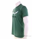 Salewa Solidlogo Dry Mens T-Shirt, , Green, , Male, 0032-10931, 5637892610, , N1-06.jpg