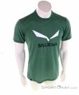 Salewa Solidlogo Dry Mens T-Shirt, Salewa, Green, , Male, 0032-10931, 5637892610, 4053866048880, N2-02.jpg