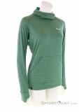 Salewa Puez Melange Dry Womens Shirt, , Verde, , Mujer, 0032-10916, 5637892703, , N1-01.jpg