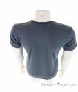 Salewa Camou Brand Dry Mens T-Shirt, Salewa, Azul, , Hombre, 0032-11020, 5637892820, 4053866132886, N3-13.jpg