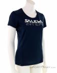 Salewa Graphic Dry Womens T-Shirt, Salewa, Bleu, , Femmes, 0032-11024, 5637893020, 4053866241175, N1-01.jpg