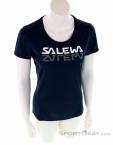Salewa Graphic Dry Womens T-Shirt, Salewa, Blue, , Female, 0032-11024, 5637893020, 4053866241175, N2-02.jpg