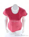 Salewa Geometric S/S Tee Damen T-Shirt, Salewa, Pink-Rosa, , Damen, 0032-10829, 5637893080, 0, N3-03.jpg