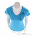 Löffler Printshirt Softtouch Womens T-Shirt, , Turquoise, , Female, 0008-10916, 5637896386, , N3-03.jpg