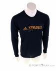 adidas Terrex TX Trail LS Mens Shirt, adidas Terrex, Bleu foncé, , Hommes, 0002-11701, 5637899542, 4064054080582, N2-02.jpg