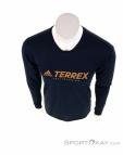 adidas Terrex TX Trail LS Mens Shirt, adidas Terrex, Azul oscuro, , Hombre, 0002-11701, 5637899542, 4064054080582, N3-03.jpg