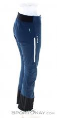 Vaude Larice Light Pants II Womens Ski Touring Pants, Vaude, Bleu foncé, , Femmes, 0239-10792, 5637899888, 4062218226869, N2-17.jpg