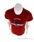 Chillaz Retro Worry Less SS Mens T-Shirt, , Dark-Red, , Male, 0004-10540, 5637900595, , N3-03.jpg