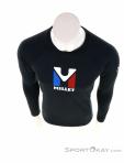 Millet Trilogy Logo Wool TS Mens Functional Shirt, , Black, , Male, 0316-10187, 5637902336, , N3-03.jpg