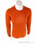 Icebreaker 200 Oasis L/S Crewe Solar Mens Functional Shirt, , Orange, , Male, 0011-10386, 5637902883, , N2-02.jpg