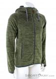 Bergans Hareid Fleece Mens Fleece Jacket, , Olive-Dark Green, , Male, 0366-10015, 5637903970, , N1-01.jpg