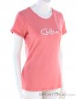 Chillaz Gandia Logo Floral Damen T-Shirt, Chillaz, Pink-Rosa, , Damen, 0004-10562, 5637904141, 9120116661023, N1-01.jpg