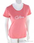 Chillaz Gandia Logo Floral Damen T-Shirt, Chillaz, Pink-Rosa, , Damen, 0004-10562, 5637904141, 9120116661023, N2-02.jpg