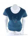 Chillaz Gandia Happy Alpaca Womens T-Shirt, Chillaz, Bleu foncé, , Femmes, 0004-10564, 5637904189, 9120116661337, N3-03.jpg