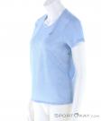 Asics V-Neck SS Top Womens T-Shirt, Asics, Light-Blue, , Female, 0103-10487, 5637905205, 4550330285326, N1-06.jpg