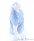 Asics V-Neck SS Top Womens T-Shirt, , Light-Blue, , Female, 0103-10487, 5637905205, , N3-18.jpg