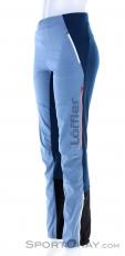 Löffler Touring Pants Speed AS Womens Ski Touring Pants, , Light-Blue, , Female, 0008-10941, 5637906338, , N1-06.jpg