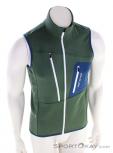 Ortovox Fleece Grid Vest Mens Touring Vest, , Green, , Male, 0016-11067, 5637907391, , N2-02.jpg