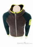 Ortovox Fleece Plus Classic Knit Hoody Mens Fleece Jacket, , Green, , Female, 0016-11321, 5637908193, , N3-03.jpg