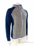 Ortovox Fleece Plus Classic Knit Hoody Mens Fleece Jacket, Ortovox, Modrá, , Ženy, 0016-11321, 5637908207, 4251422577465, N1-01.jpg