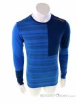 Ortovox 185 Rock'N'Wool LS Mens Functional Shirt, Ortovox, Bleu, , Hommes, 0016-11337, 5637909269, 4251422586696, N2-02.jpg