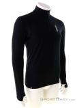 Mons Royale Cascade Merino 1/4 Zip Hommes T-shirt fonctionnel, , Noir, , Hommes, 0309-10176, 5637909382, , N1-01.jpg