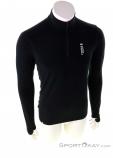 Mons Royale Cascade Merino 1/4 Zip Mens Functional Shirt, , Black, , Male, 0309-10176, 5637909382, , N2-02.jpg