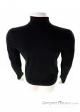 Mons Royale Cascade Merino 1/4 Zip Mens Functional Shirt, , Black, , Male, 0309-10176, 5637909382, , N3-13.jpg