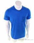 Ortovox 185 Merino Way To Powder TS Hommes T-shirt, Ortovox, Bleu, , Hommes, 0016-11345, 5637909775, 4251422584180, N2-02.jpg