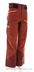 Ortovox 3l Deep Shell Mens Ski Touring Pants, , Orange, , Male, 0016-11348, 5637909861, , N1-01.jpg