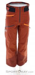 Ortovox 3l Deep Shell Mens Ski Touring Pants, Ortovox, Orange, , Male, 0016-11348, 5637909861, 4251422579841, N2-02.jpg
