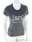 Super Natural Essential I.D Tee Womens T-Shirt, , Gray, , Female, 0208-10151, 5637910285, , N2-02.jpg