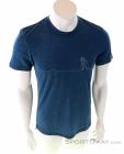 Super Natural Cross Country Tee Mens T-Shirt, , Bleu foncé, , Hommes, 0208-10156, 5637910507, , N2-02.jpg