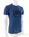 Super Natural Logo Mens T-Shirt, Super Natural, Dark-Blue, , Male, 0208-10123, 5637910606, 7630276818073, N1-01.jpg