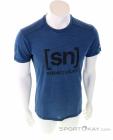 Super Natural Logo Herren T-Shirt, Super Natural, Dunkel-Blau, , Herren, 0208-10123, 5637910606, 7630276818073, N2-02.jpg