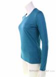 Salomon Agile L/S Tee Women Functional Shirt, Salomon, Blue, , Female, 0018-11549, 5637911315, 193128681043, N1-06.jpg