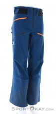 Ortovox 3l Deep Shell Mens Ski Touring Pants, , Blue, , Male, 0016-11348, 5637911858, , N1-01.jpg