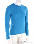 Salomon Agile L/S Tee Mens Functional Shirt, , Blue, , Male, 0018-11559, 5637912330, , N1-01.jpg